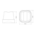 Iceinox ICE 130 Hazneli Buz Makinesi – 130 kg/gün Kapasiteli - Görsel 2