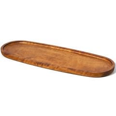 ireko-oval-sunum-tahta-grv-1800_min.jpg Groovy İroko Oval Sunum Tahta - Görsel 1