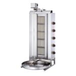 Işıkgaz Silverinox 2167-U5 Doğalgazlı 5 Radyanlı Üstten Motorlu Döner Ocağı