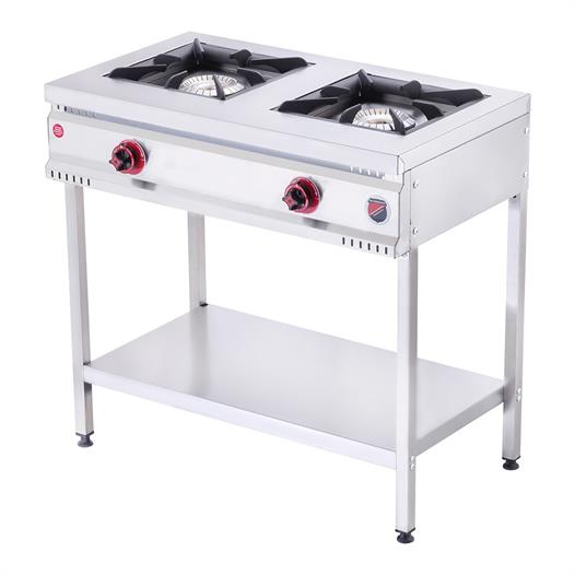 isikgaz-silverinox-endustriyel-dogalga-0-4936.jpg Işıkgaz Silverinox TBY-2D Doğalgazlı Taban Raflı 2 Gözlü Midi Ocak - Görsel 1
