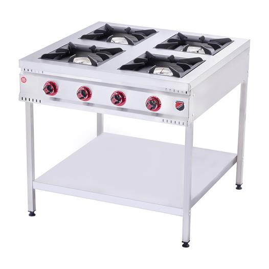 isikgaz-silverinox-endustriyel-dogalga-a7d8-.jpg Işıkgaz Silverinox TB-4 Doğalgazlı Taban Raflı 4 Gözlü Midi Ocak - Görsel 1
