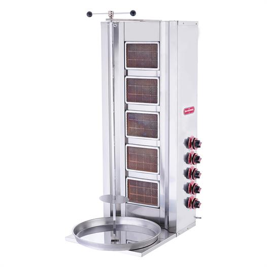 isikgaz-silverinox-endustriyel-dogalga-ab-afd.jpg Işıkgaz Silverinox 2163 Endüstriyel Doğalgazlı 5 Radyanlı Döner Ocağı Makinesi - Görsel 1