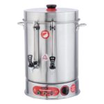 Işıkgaz Silverinox 2034 Metal Musluklu Ses İkazlı Çay Makinesi – 160 Bardak