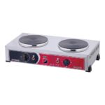 Işıkgaz Silverinox 2183 Set Üstü Elektrikli 2 Gözlü Pleyt Isıtıcı