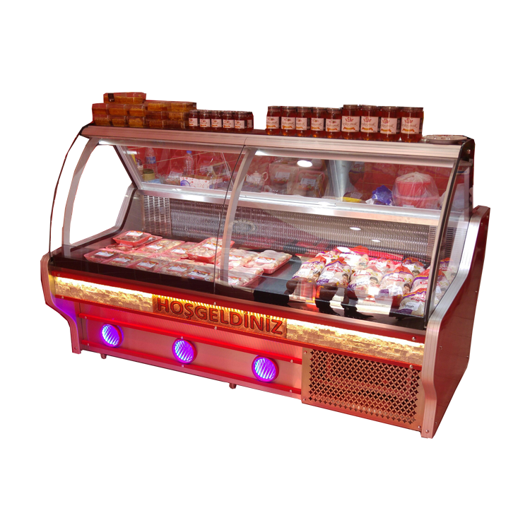 kasap-dolabi-7f786.png Led Aydınlatmalı Doğal Taşlı Kasap Dolabı - Görsel 1