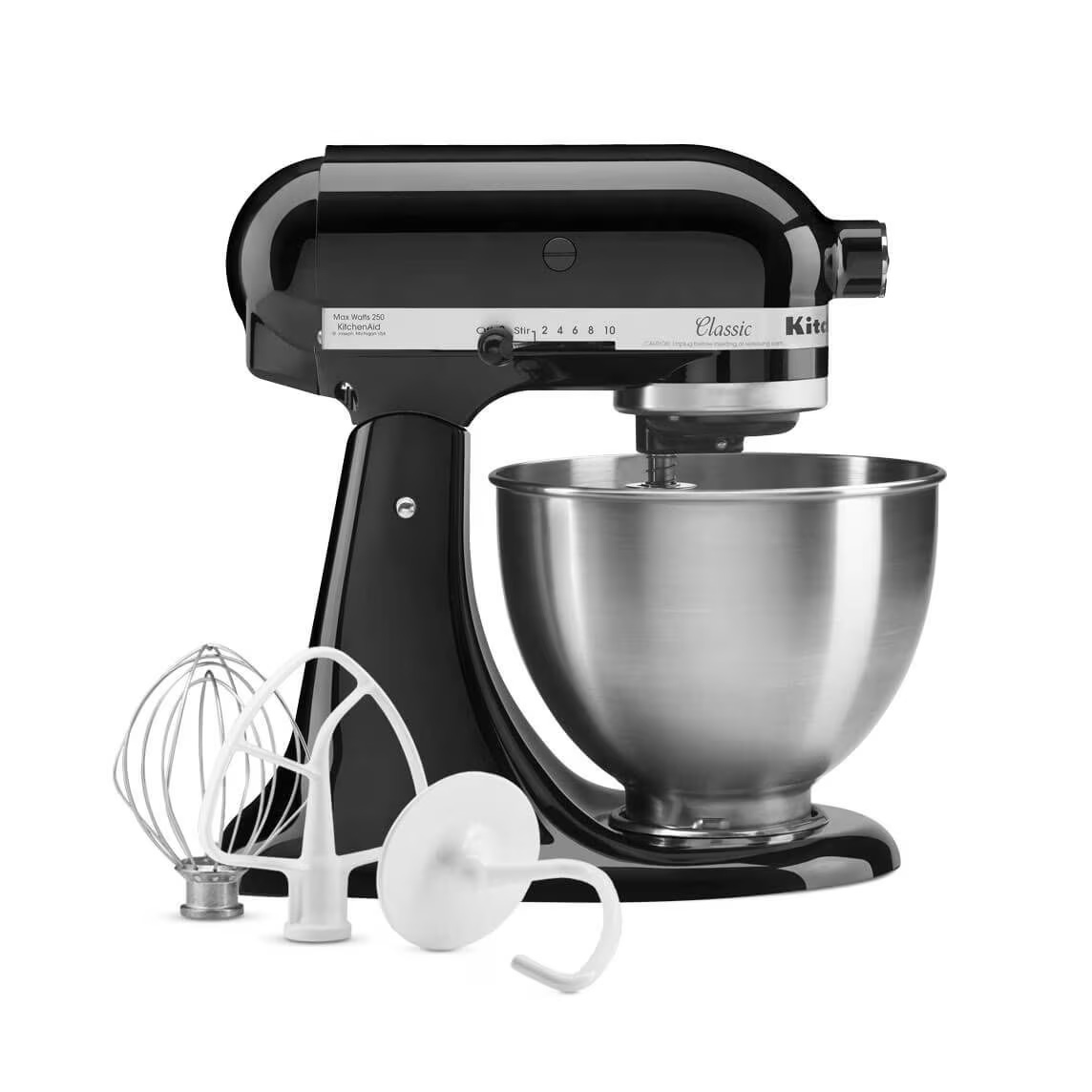 kitchenaid-classic-43-litre-stand-mikser-siyah-5k45sseob.jpg KitchenAid Classic 4,3 Litre Stand Mikser – Siyah, 5K45SSEOB - Görsel 1