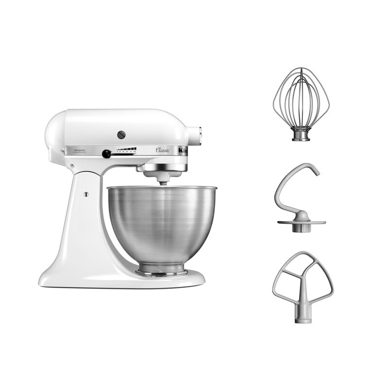 kitchenaid-heavy-duty-48-litre-stand-mikser-beyaz-5kpmsewh.jpg KitchenAid Heavy Duty 4,8 Litre Beyaz Stand Mikser – 5KPMSEWH - Görsel 1