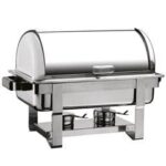 Öztiryakiler Chafing Dish, Yekpare Rolltop Kapak, Was Ayak Kızaklı, Isıtıcısız