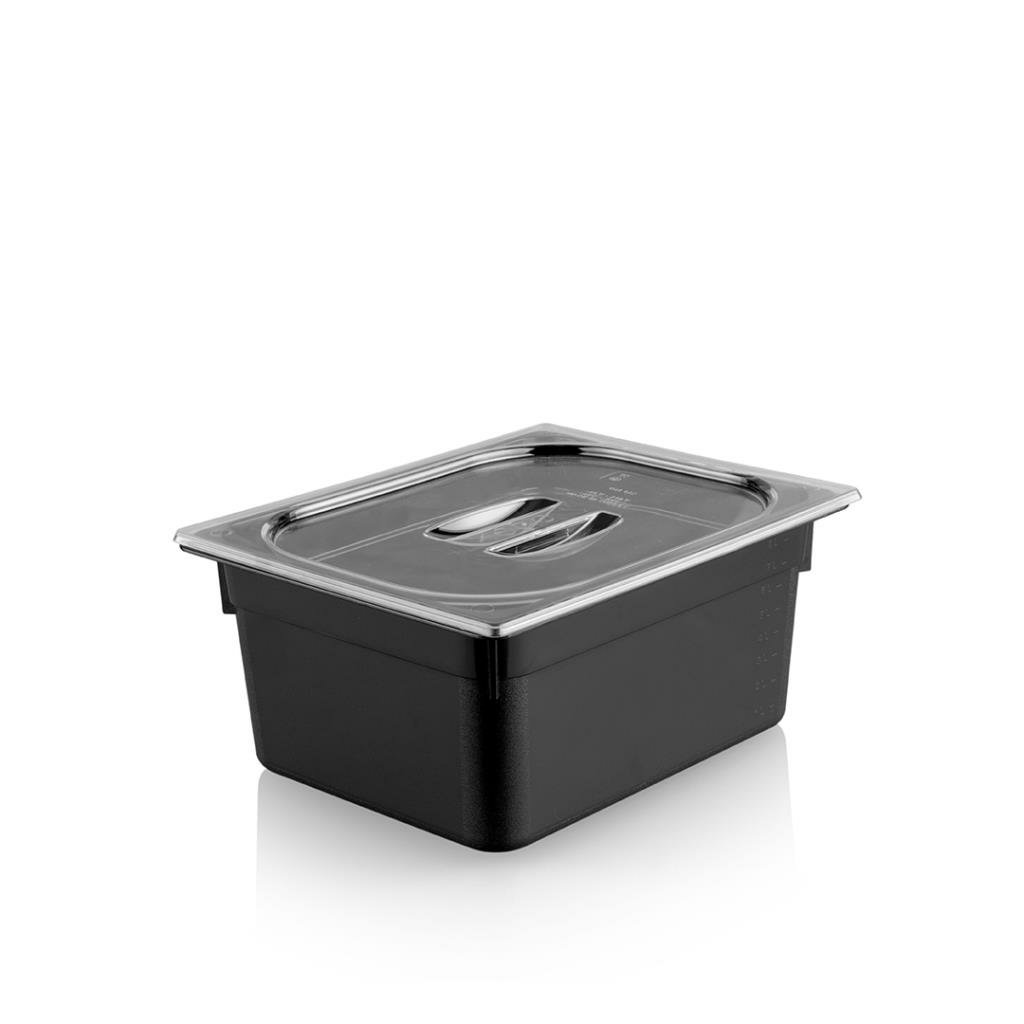 plastport-kirilmaz-gastronom-kuvet-siyah-1-2-200-6184.png Plastport Kırılmaz Saklama Kabı – Siyah 11,7 Lt - Görsel 1