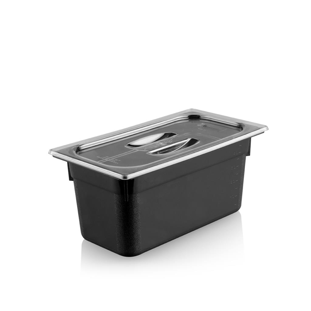 plastport-kirilmaz-gastronom-kuvet-siyah-1-3-150-6187.png Plastport Kırılmaz Saklama Kabı – Siyah 5,3 Lt - Görsel 1