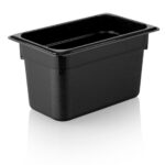 Plastport Kırılmaz Gastronom Küvet – Siyah 1/4-150
