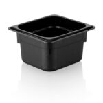 Plastport Kırılmaz Gastronom Küvet – Siyah 1/6-100