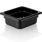 Plastport Kırılmaz Gastronom Küvet – Siyah 1/6-65