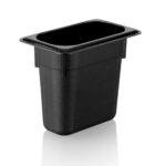 Plastport Kırılmaz Gastronom Küvet – Siyah 1/9-150