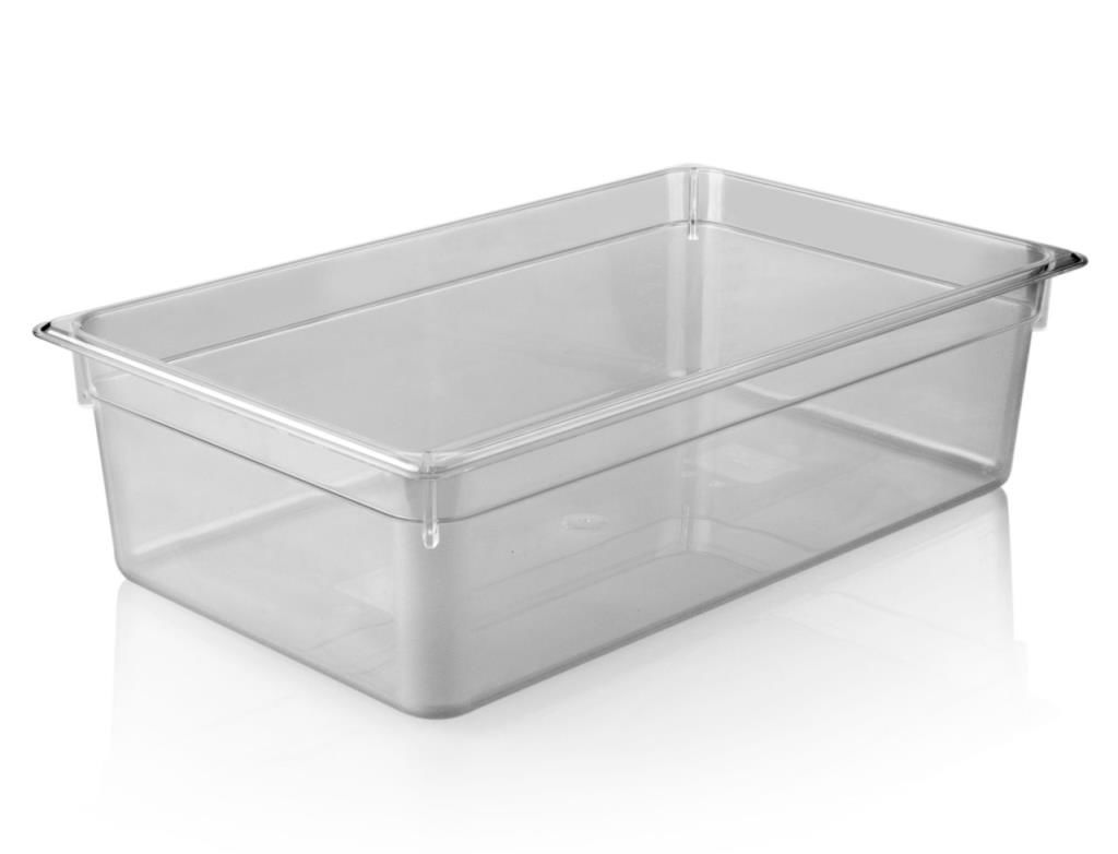 polikarbonat-seffaf-gatronom-kuvet-1-1-150-1044.jpeg Plastport Kırılmaz Şeffaf Gastronom Küvet 1/1 – 150 - Görsel 1