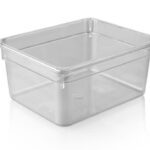 Plastport Kırılmaz Şeffaf Gastronom Küvet 1/2-150