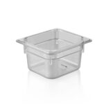 Plastport Kırılmaz Şeffaf Gastronom Küvet 1/6-100