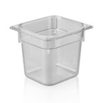 Plastport Kırılmaz Şeffaf Gastronom Küvet 1/6-150