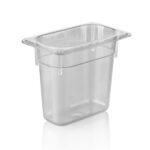 Plastport Kırılmaz Şeffaf Gastronom Küvet 1/9-150