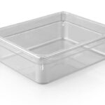 Plastport Kırılmaz Şeffaf Gastronom Küvet 1/2-100