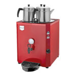 Remta DE10S Premium Jumbo 3 Demlikli  Çay Makinesi 40 lt Şamandıralı (Şebekeden Su Alma) - Görsel 2