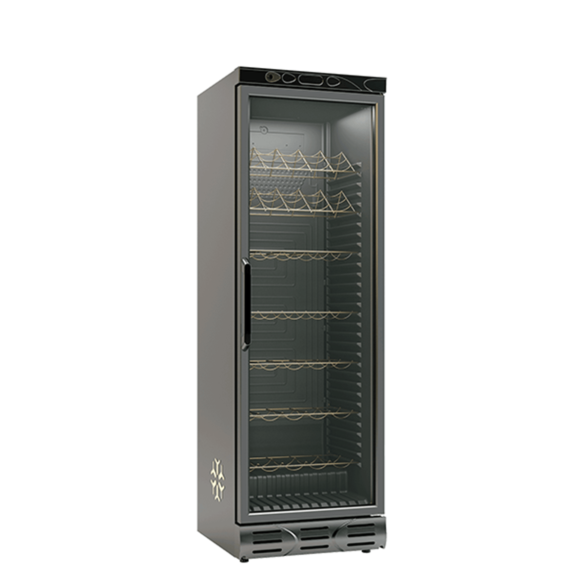 senocak-d372wic-sarap-dolabi-siyah.png Şenocak D372WIC Frameless Şarap Dolabı – Siyah - Görsel 1