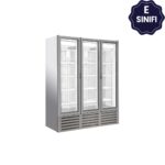 Şenocak S1600 SC WOC  Çarpma 3 Kapılı Market Tipi Dikey Şişe Soğutucu – Kanopisiz