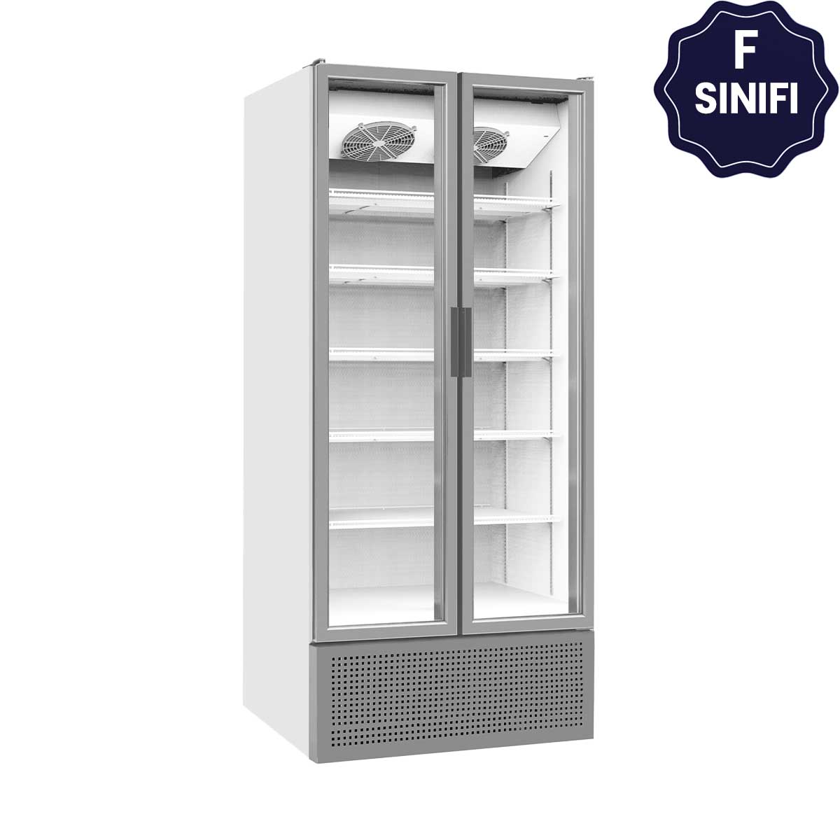 senocak-icecek-sise-sogutucusu-S880-TD-Slim-Kanopisiz-1.jpg Şenocak S880 TD Çift Çarpma Kapılı Dikey Şişe Soğutucu - Görsel 1