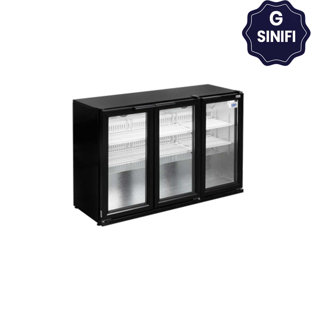senocak-tezgah-alti-ustu-S340-BB-TD-2.jpg Şenocak S-340 BB HD Menteşeli Çarpma 3 Kapılı Bar Tipi Şişe Soğutucu, 342L - Görsel 1