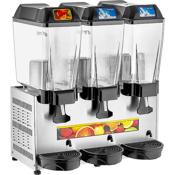 st19.jpg Remta ST19 Üçlü Şerbet+Ayran+Ayran Soğutucu 20+20+20 Litre - Görsel 1
