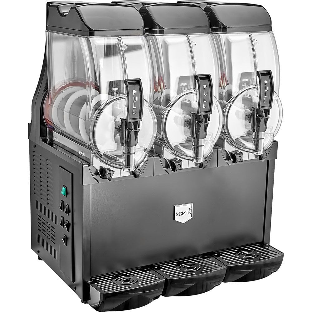 st43.jpg Remta ST43 Üçlü Royal Slush (Buzlaş-Karlamaç) Makinesi 12+12+12 Litre - Görsel 1