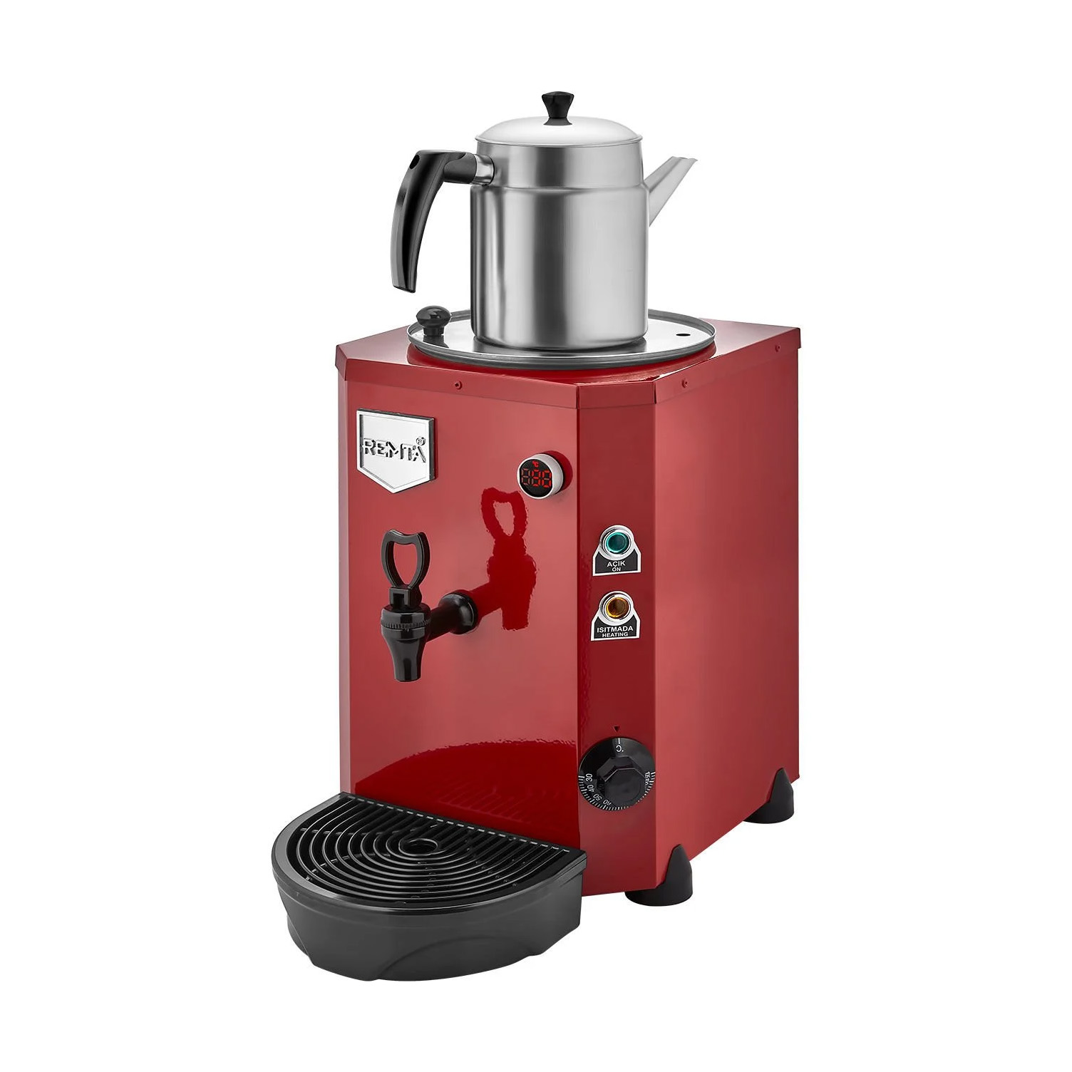 tek-demlikli-jumbo-cay-makinesi-9-lt-de14-1.jpg Remta DE14 Tek Demlikli Jumbo Çay Makinesi, 9 Litre - Görsel 1