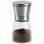 Epinox Tuz/Biber Değirmeni Çelik Kapak – Cam Hazne 13 Cm (CSM-130)