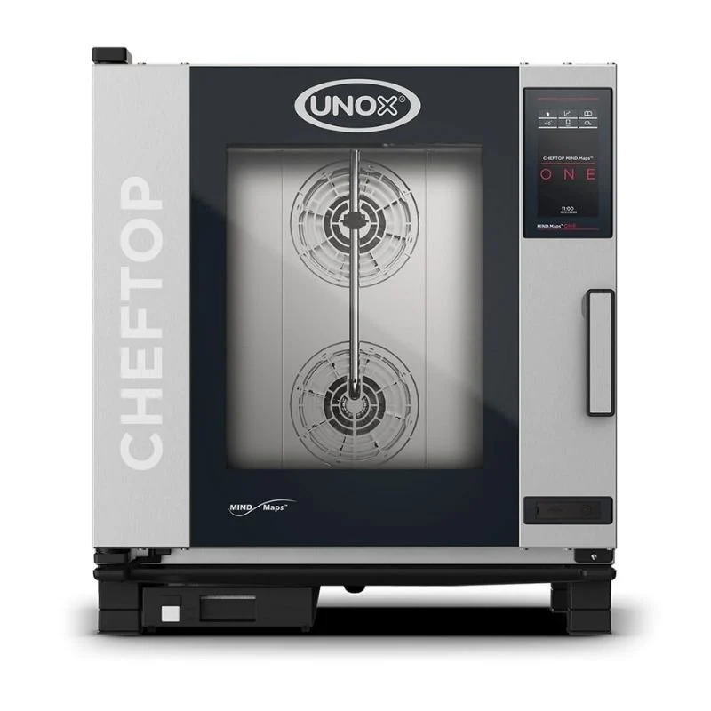 unox-cheftop-one.webp Unox Cheftop One Combi Konveksiyonlu Fırın Dijital 7 Tepsili GN 1/1 Elektrikli XEVC-0711-E1RM - Görsel 1