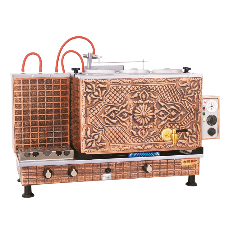 us-antfo3-rfs-lfo-db354.png Meşale Antik Bakır Turbo Full Otomatik 3 Demlikli Çay Ocağı - Görsel 1