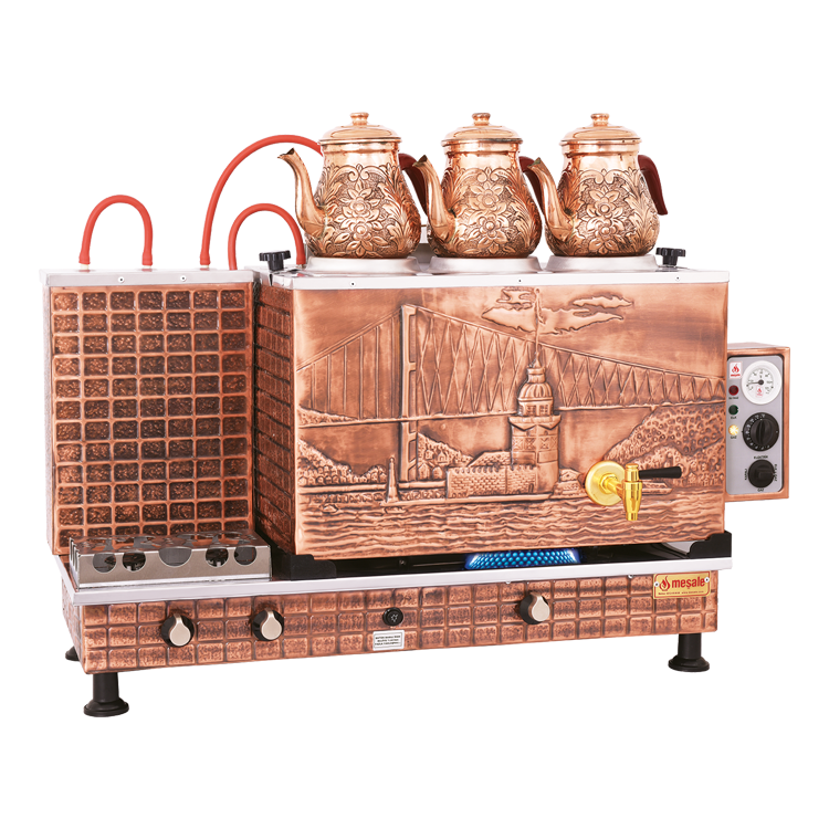 us-antfo3-rfs-lfo-kiz-kulesi-c00a6.png Meşale Antik Bakır Turbo Full Otomatik Kız Kulesi 3 Demlikli Çay Ocağı - Görsel 1