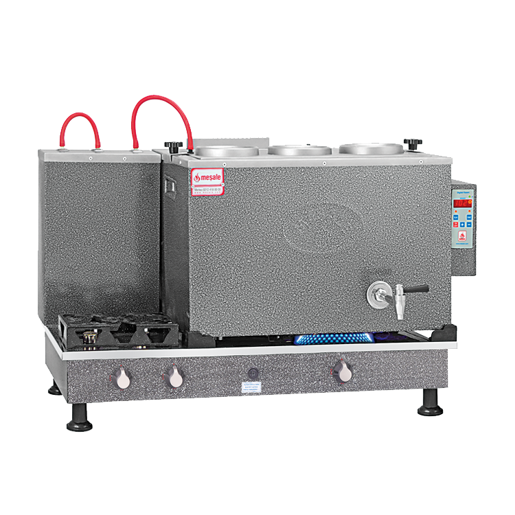us-chdfo3-rvs-lfo-f4014.png Meşale Chromat Dijital Full Otomatik 3 Demlikli Çay Ocağı - Görsel 1