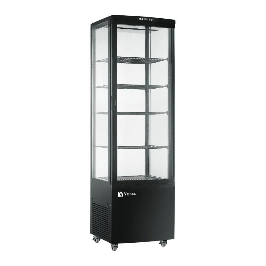 vosco-235l-dikey-sogutmali-teshir-dolabi.jpg Vosco VFT-235LS Dikey Soğutmalı Teşhir Dolabı, 235 Litre - Görsel 1