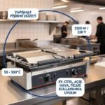 Vosco VBL-813 Çift Kapak 22 Dilim Tost Makinesi - Görsel 2