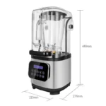 Vosco VHS-212CG Pro Gürültü Önleyici Kapaklı Dijital Bar Blender, 2 Litre, 2200 W - Görsel 2