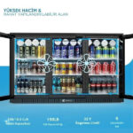 Vosco / Velar VBBC-350S Bar Altı 3 Kapılı Şişe Soğutucusu - Görsel 3