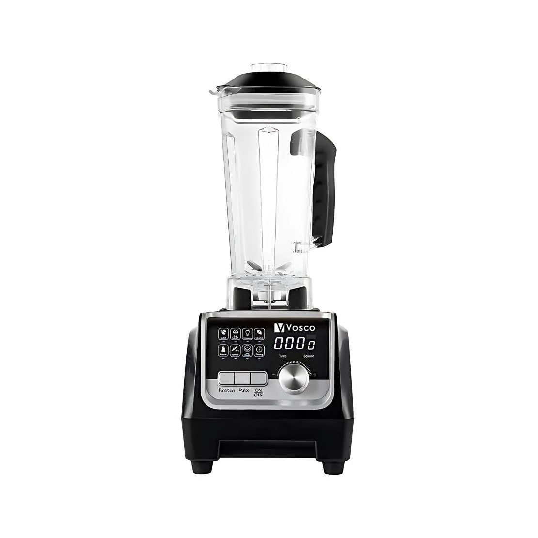 vosco-vhs-206cs-bar-blender-pro-dijital-2200w-siyah.jpg Vosco VHS-206CS Bar Blender Pro Dijital 2200W Siyah, 2 Lt Buz Kırıcı Blender - Görsel 1