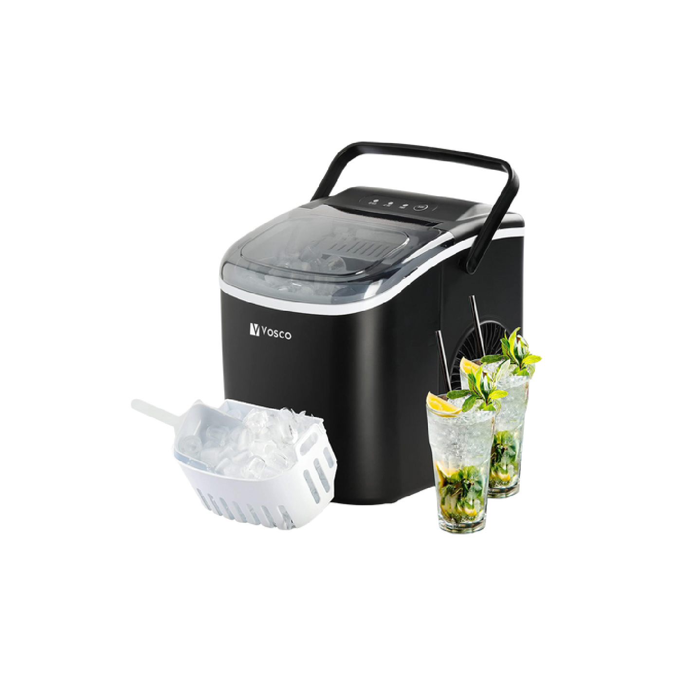 vosco-vhzb-12hs-eko-set-ustu-buz-makinesi-12-kg-siyah-01.jpg Vosco VHZB-12HS Eko Set Üstü Buz Makinesi 12 Kg – Siyah - Görsel 1