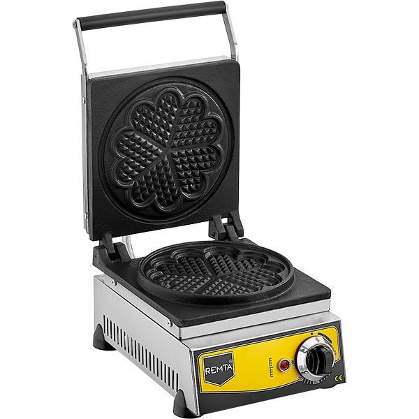 w12.jpg Remta W12 Çiçek Model Waffle Makinesi Elektrikli 21 cm Çap - Görsel 1