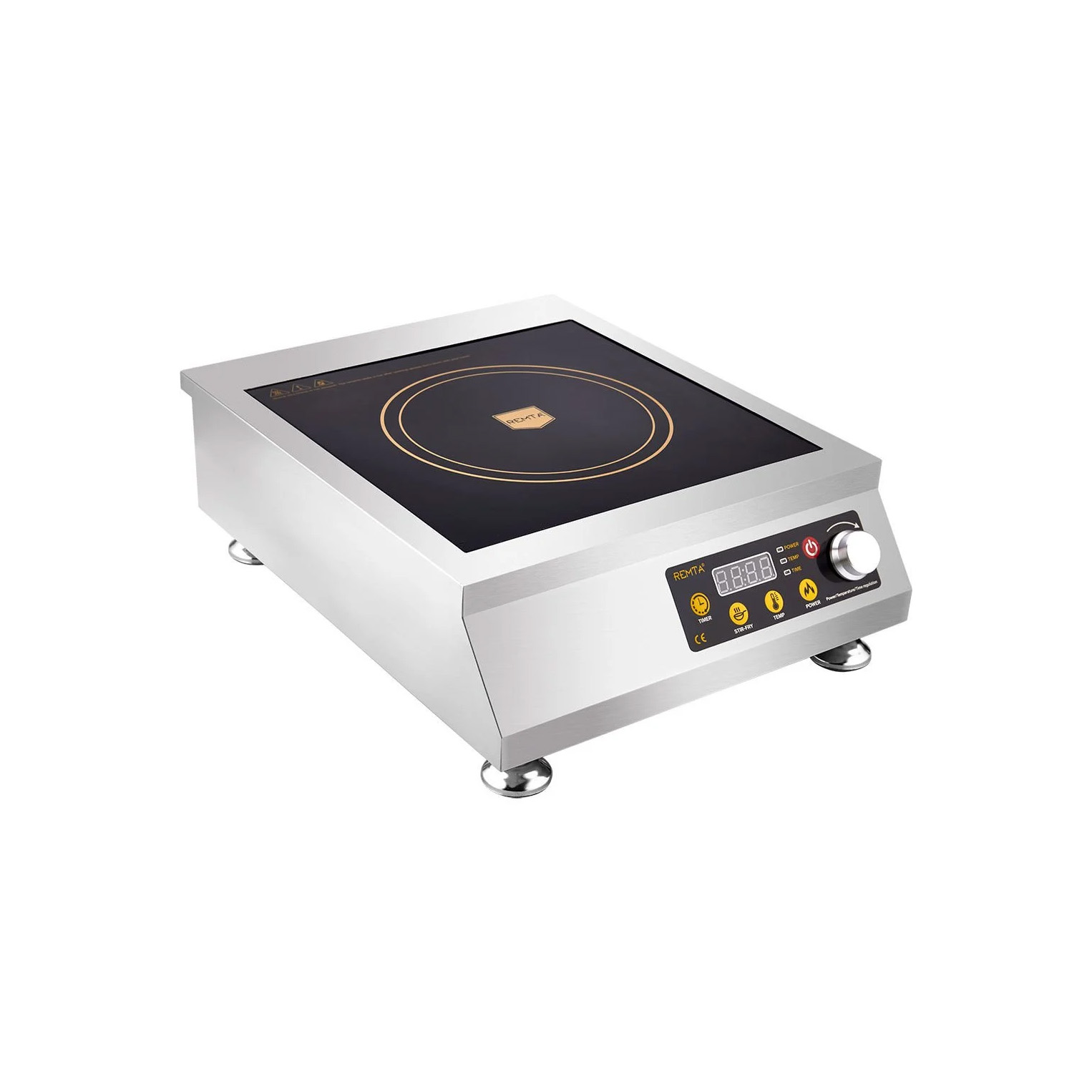 wly-d42.jpg Remta WYL-D42 İndüksiyon Ocak – 3500W, Dijital Kontrollü - Görsel 1